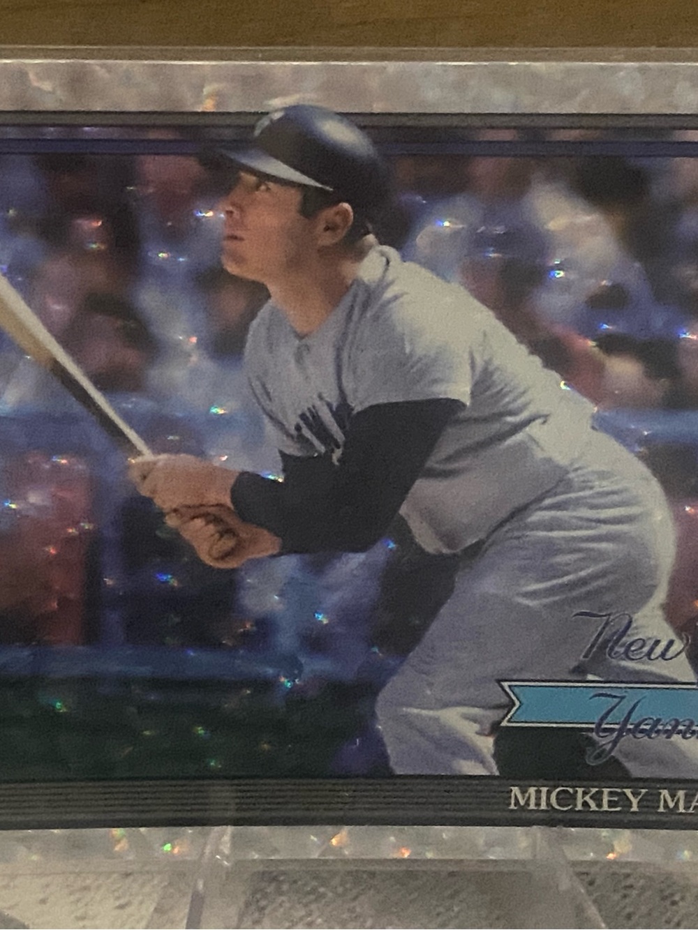 Classic Baseball Card - Gray & Navy Uniform2026 Topps Mickey Mantel